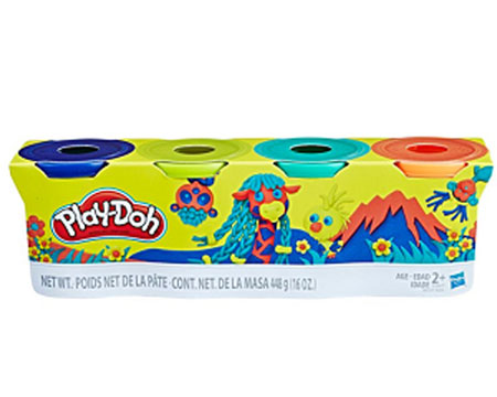 Play-Doh&reg; 4 Pack - Wild Colors