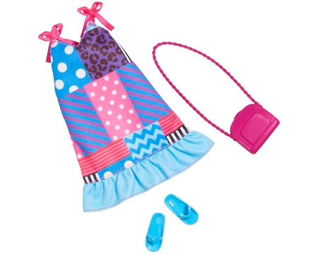 Barbie&reg; Patchwork Print Dress Fashion Pack