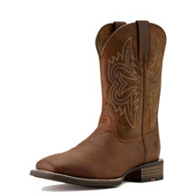 Ariat&reg; Men's Western Big Rig Wide Square Toe Cowboy Boot - Distressed Brown