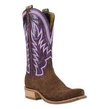 Hyer&reg; Men's 13 in. Culver Brown Roughout Boots - Chestnut / Eggplant