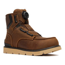 Georgia Boots&reg; Men's 6 in. Carbon Flex Wedge Boa Moc Carbon Toe - Brown