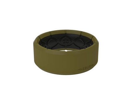 Groove Life&reg; Zeus Silicone Ring Size 10 - Olive Drab
