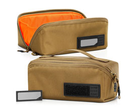 Savior Equipment&reg; Utility Pouch - Obsidian Dark FDE/Hi-Viz Orange