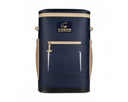 Yukon Outfitters Backpack Cooler - Navy/Tan