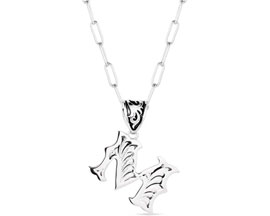 Montana Silversmiths&reg; Silver Engraved Initial M Necklace