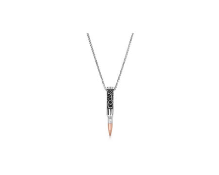 Montana Silversmiths&reg; Men's Rifle Bullet Necklace