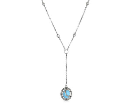 Montana Silversmiths&reg; Denim Nights Turquoise Necklace