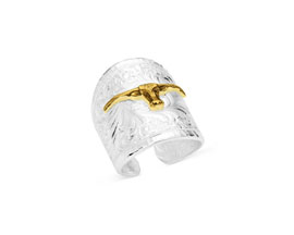 Montana Silversmiths&reg; Out West Longhorn Ring