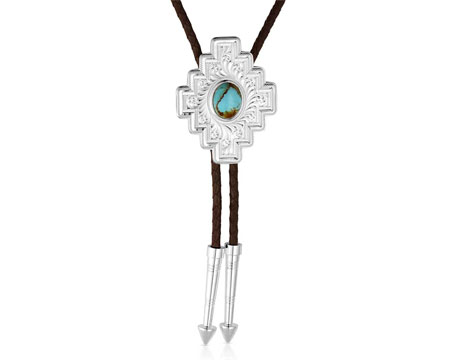 Montana Silversmiths&reg; Santa Fe Turquoise Bolo Tie