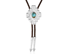 Montana Silversmiths&reg; Santa Fe Turquoise Bolo Tie