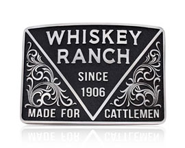 Montana Silversmiths&reg; 1906 Whiskey Ranch Belt Buckle