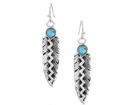 Montana Silversmiths&reg; Wild Lightning American Made Dangle Earrings
