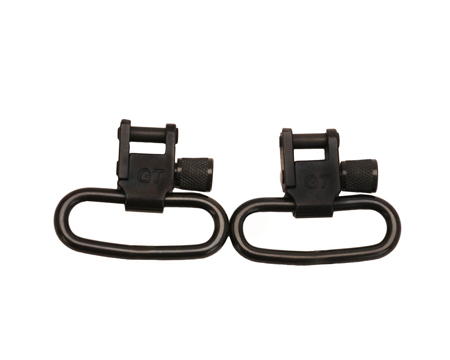GrovTec US&reg; 1-1/4 in. Steel Locking Swivel - Black