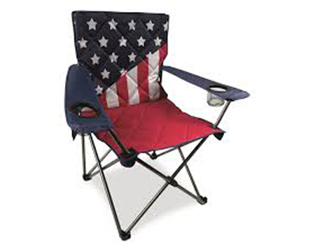 Black Sierra&reg; Oversized Old Glory Chair - Patriotic