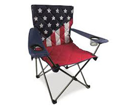 Black Sierra&reg; Oversized Old Glory Chair - Patriotic