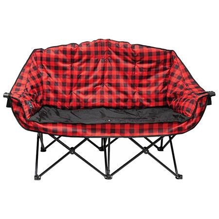 Kuma Outdoor Gear&reg; Bear Buddy Double Chair - Red Plaid