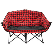 Kuma Outdoor Gear&reg; Bear Buddy Double Chair - Red Plaid