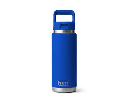 YETI&reg; Rambler 26 oz Straw Cap Bottle - Royal Blue