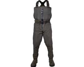 Pinnacle Zippered Breathable Camo Wader 1200g - Size 10