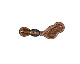 Men's Feather Design Spur Strap - Natural 