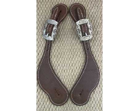 Martin Cowboy Spur Straps - Roughout with Prescott Buckle
