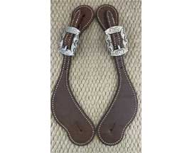 Martin Cowboy Spur Straps - Roughout with Prescott Buckle