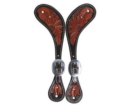Professional's Choice Women's Sunflower Muleshoe Spur Strap