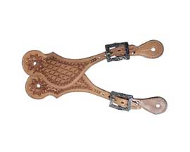 Laurel Western Leather Spur Straps