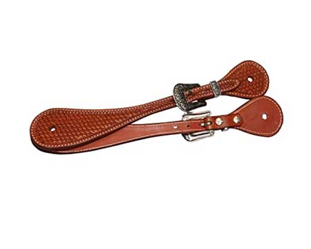 Exeter Western Leather Spur Straps