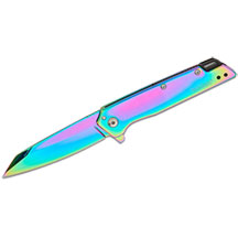 Kershaw&reg; Misdirect Framelock Assisted Flipper Knife - Rainbow