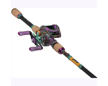 Profishiency&reg; 7' Krazy Americana Baitcast Fishing Rod & Reel Combo