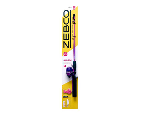 Zebco&reg; Splash Jr. 4' Medium Light Spincast Fishing Reel & Rod Combo