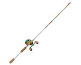 Profishiency&reg; 7' 2" Krazy Fishing Baitcast MB Combo Rod & Reel