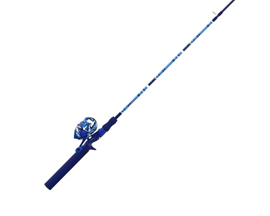 Zebco&reg; 6' Splash Grunge 2 Pc Medium Spincast Rod & Reel Combo - TP Blue