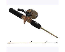 Profishiency&reg; Retro Green Spincast Dock Fishing Rod & Reel Combo 