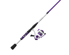 Zebco&reg; 6' Roam 2Pc Fiberglass ComfortGrip Spinning Rod & Reel Combo