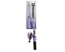 Profishiency&reg; 34' Micro Fiberglass Spincast Reel & Rod Combo - Lavender