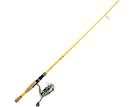 Eagle Claw&reg; 6' 6" Featherlight Glass Ultra Light Spinning Reel & Rod Combo
