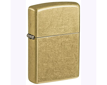 Zippo&reg; Regular Street Brass Windproof Lighter