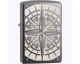 Zippo&reg; Compass Black Ice Pocket Lighter