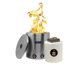Eco Fuego&reg; 10.50 in. Wax Firepit