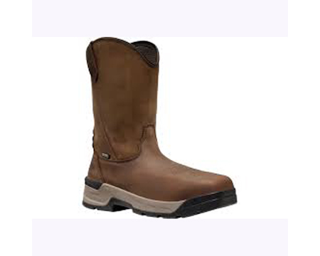 Keen&reg; Men's Flatland Pull-On Waterproof Work Carbon Toe Boot