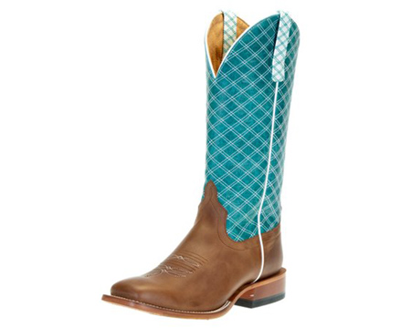 Macie Bean&reg; Women's Tex Marks The Spot Western Boots - Turquoise / Brown