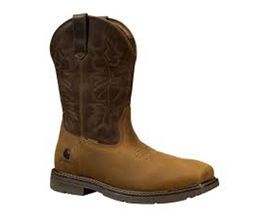 Carhartt&reg; Men's 11 in. Montana Waterproof Nano Square Toe Wellington - Light Brown