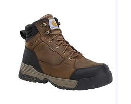 Carhartt&reg; Men's 6 in. Force HD Waterproof Composite Toe Work Boot - Bison Brown Oil Tan
