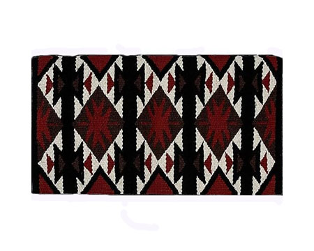 Mustang&reg; Tejas Saddle Blanket - Red/Black