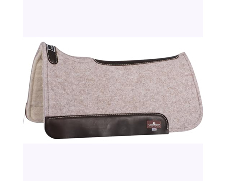 Classic Equine&reg; 3/4" Orthopedic Felt Fleece Saddle Pad - Tan