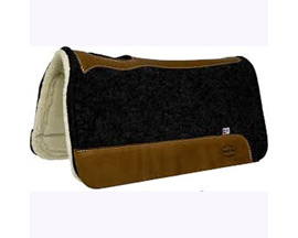 Mustang&reg; 32 X 31 Unstoppable Contured Wool Fleece Saddle Pad - Tan