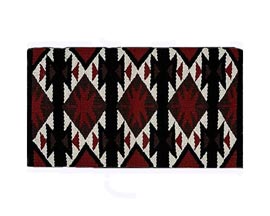 Mustang&reg; Tejas Saddle Blanket - Red/Black