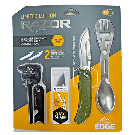 Outdoor Edge&reg; Razor EDC Outdoor Utensil Combo Pack
